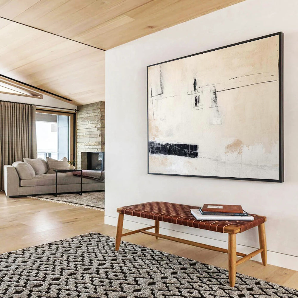 Tailored Gallery-Grade Large Abstract Hand Painting