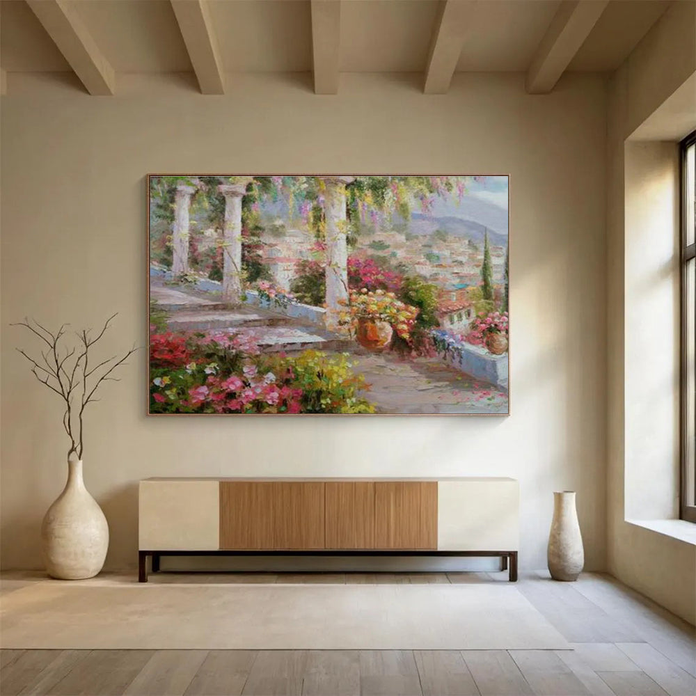 Customized Large-Scale Abstract Hand Painting for Subterranean Aquarium Lighting Design Studio DLZ3047