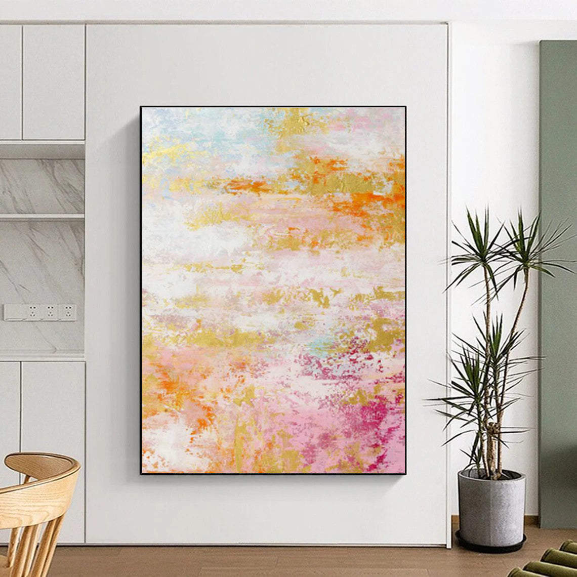 Huge Customizable Handmade Abstract Wall Art for Traditional Mexican Folk Art Galleries  DLZ0047
