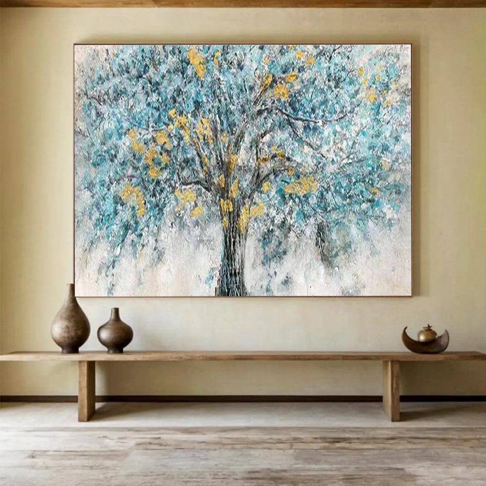 Big Customizable Handmade Abstract Painting for Teen Lounges DLZ3273
