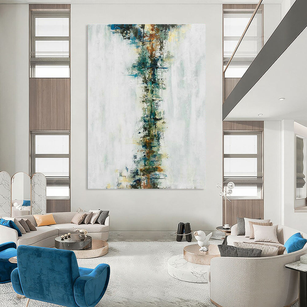 Extra Wide Custom Handmade Abstract Painting for Miniature Painting Studios  DLZ0024
