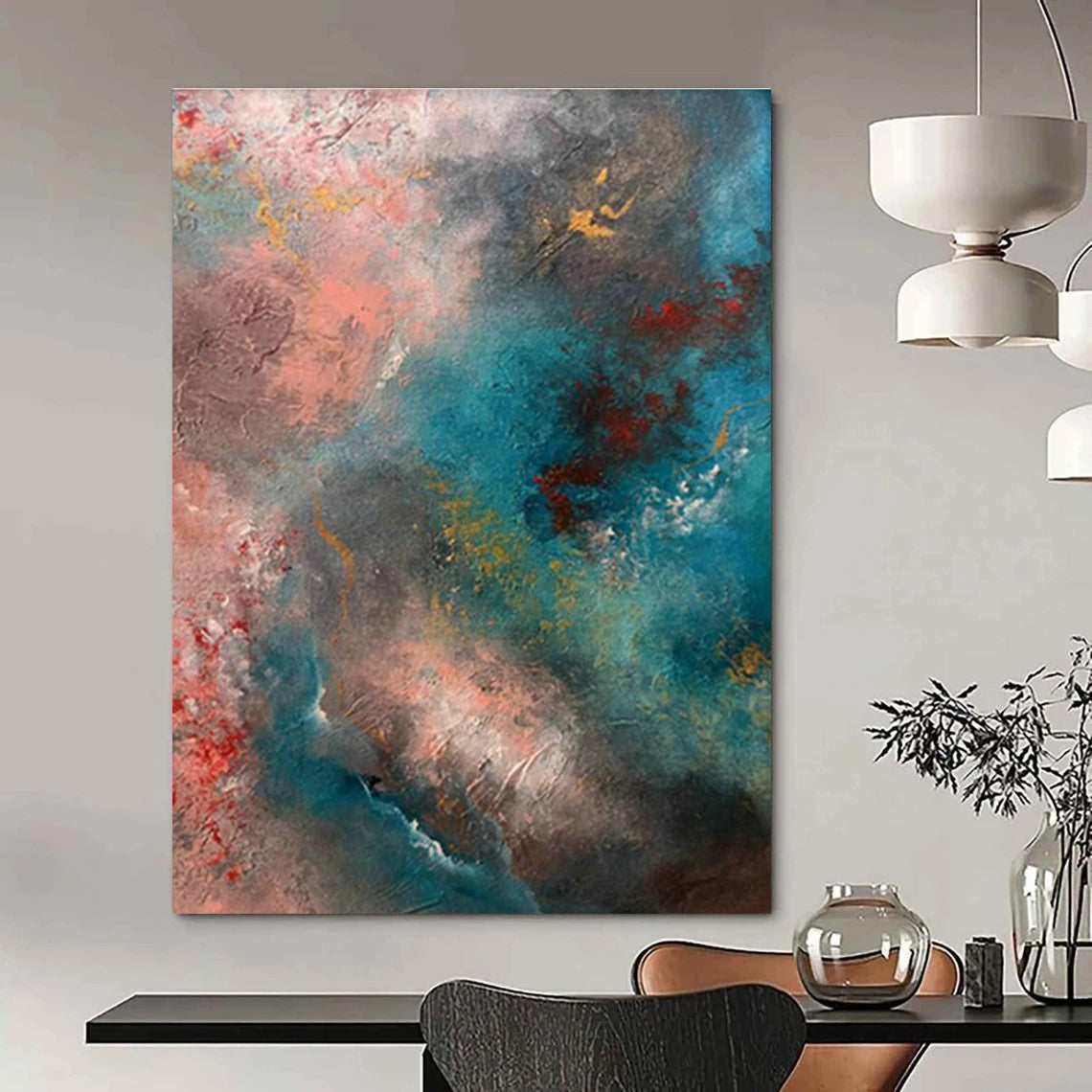 Huge Customizable Handmade Abstract Wall Art for Traditional Argentine Tango Dance Halls  DLZ0053
