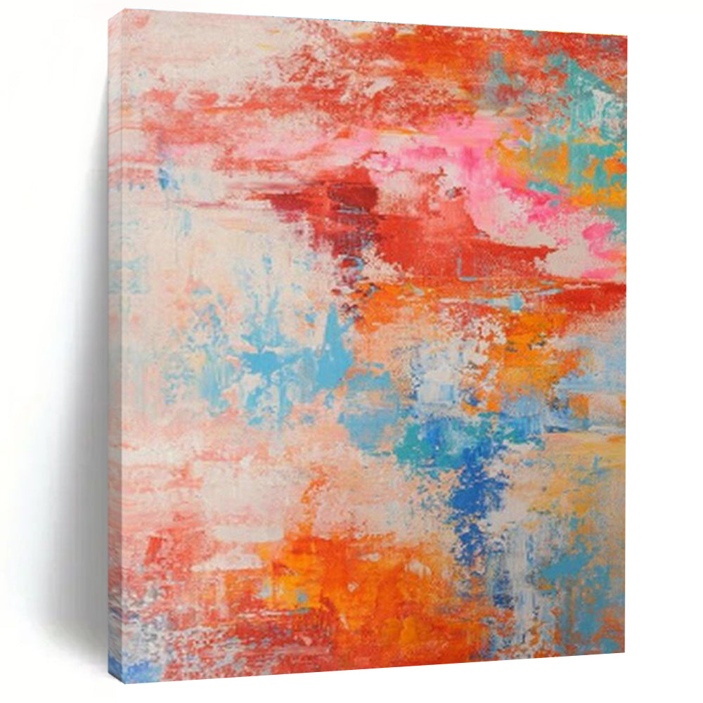 Extra Large Custom Hand-Painted Abstract Art for Rowing Clubs  DLZ0030