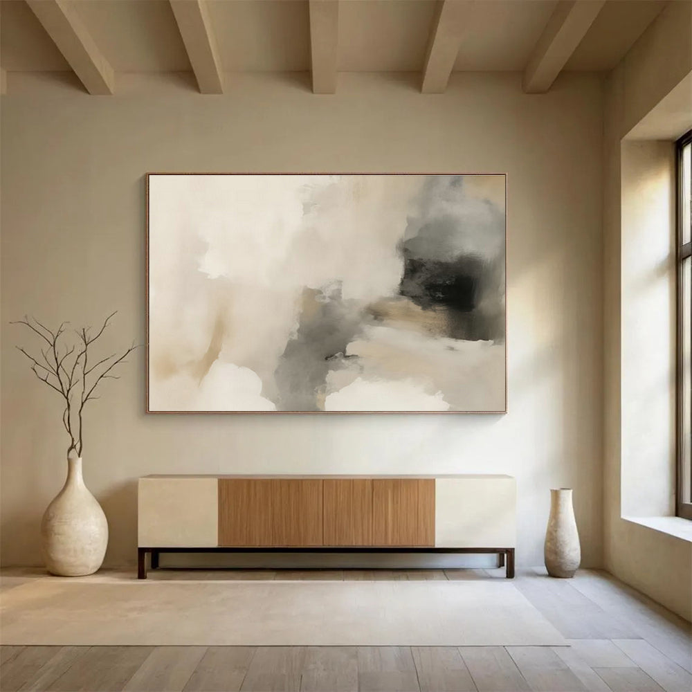 Bespoke Vertical Vertical Urban Beekeeping Tower Oversized Abstract Hand-Painted Mural DLZ2623