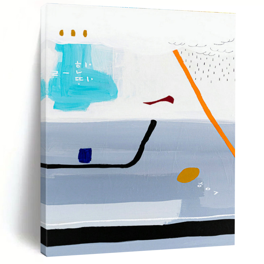 Immense - Sized Custom Abstract Wall Art for Living Room & Hallway DLZ1105