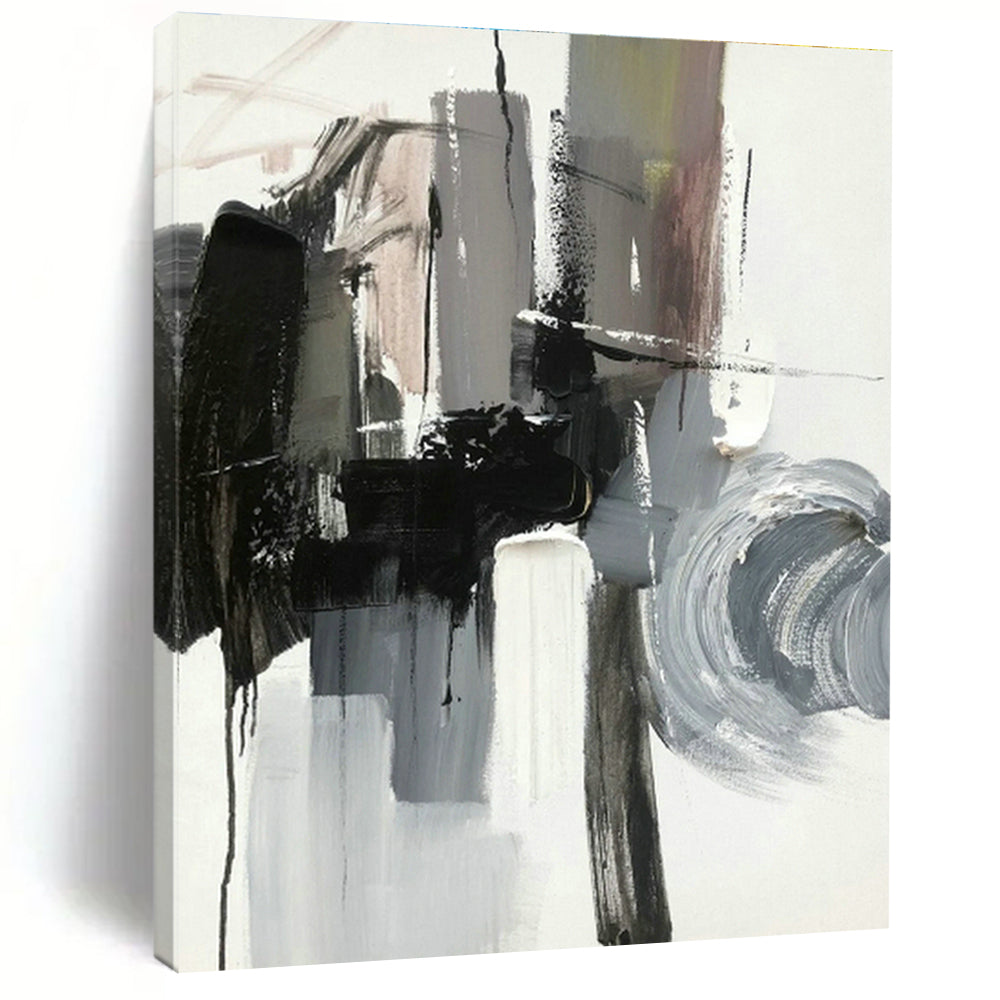 Large Handcrafted Abstract Art for Dining Room & Entryway DLZ1278