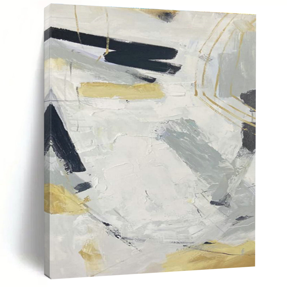 Hand-Painted Abstract Artwork for Cottage Living Room & Hallway DLZ2287