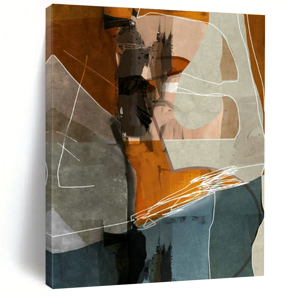 Custom Abstract Paintings for Bedroom Dressing Room Jewelry Armoire Inserts & Office Branding Zone Display Stand Bases DLZ0891