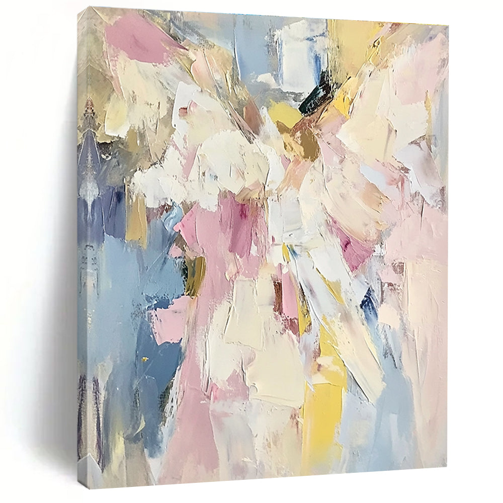 Pastel Abstract Painting with Soft Textures GER467
