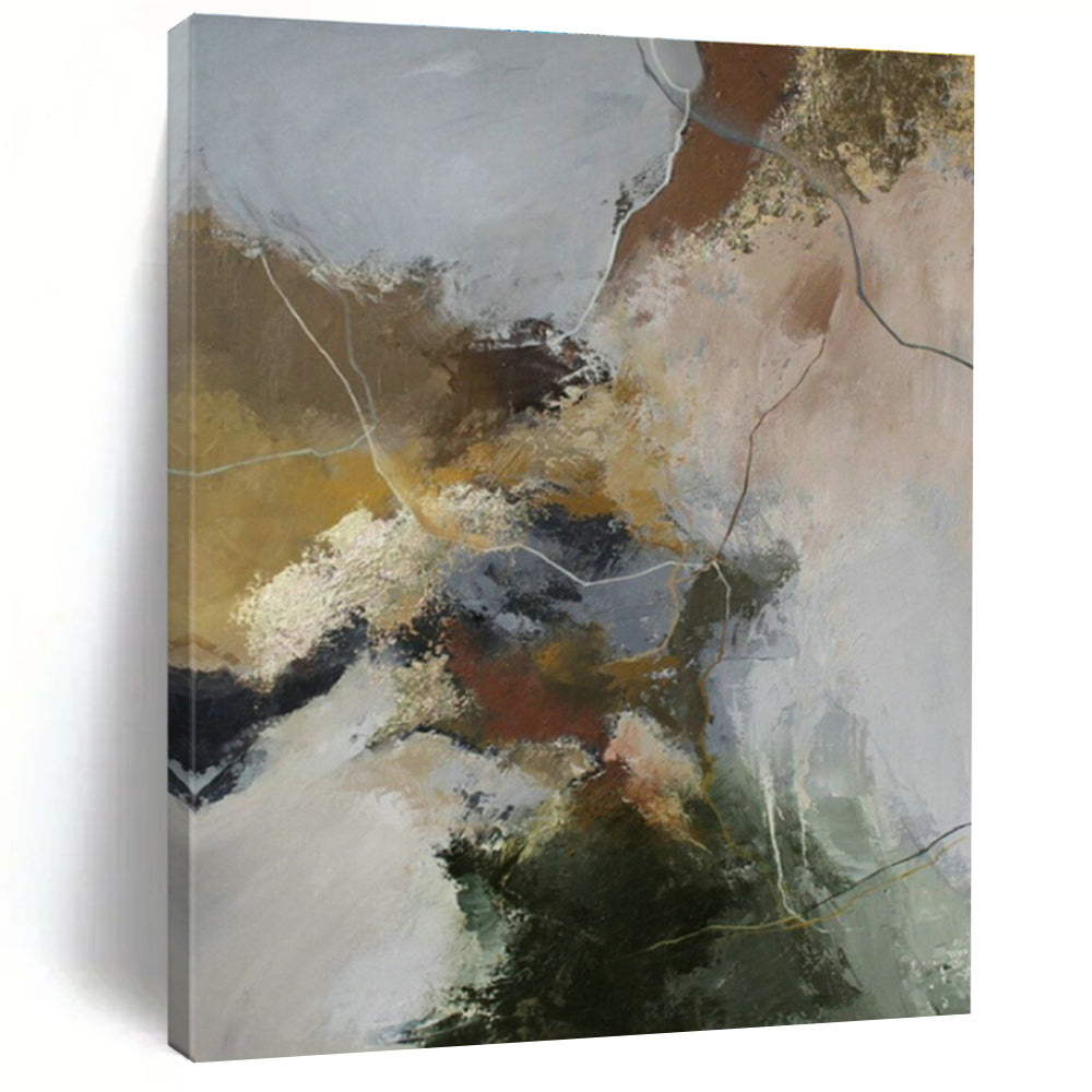 Roomy Custom Hand - Painted Abstracts for Cottage Character DLZ0393