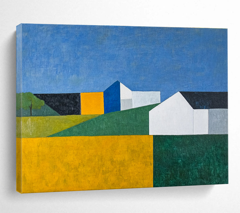 Colorful Rural Landscape Abstract Painting DYP102