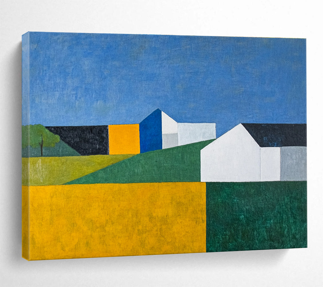 Colorful Rural Landscape Abstract Painting DYP102