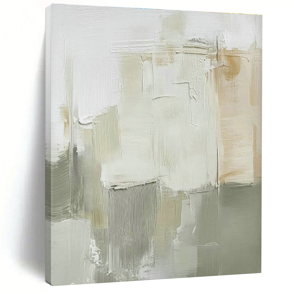 Grand - Scale Custom Abstract Paintings for Living Room Fireplace Mantel Shelves & Office Reception Seating DLZ0713