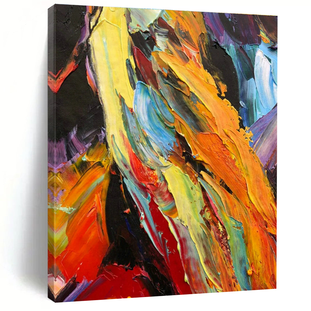 Gargantuan-Sized Tailored Abstract Canvas for Bedroom & Office DLZ1269