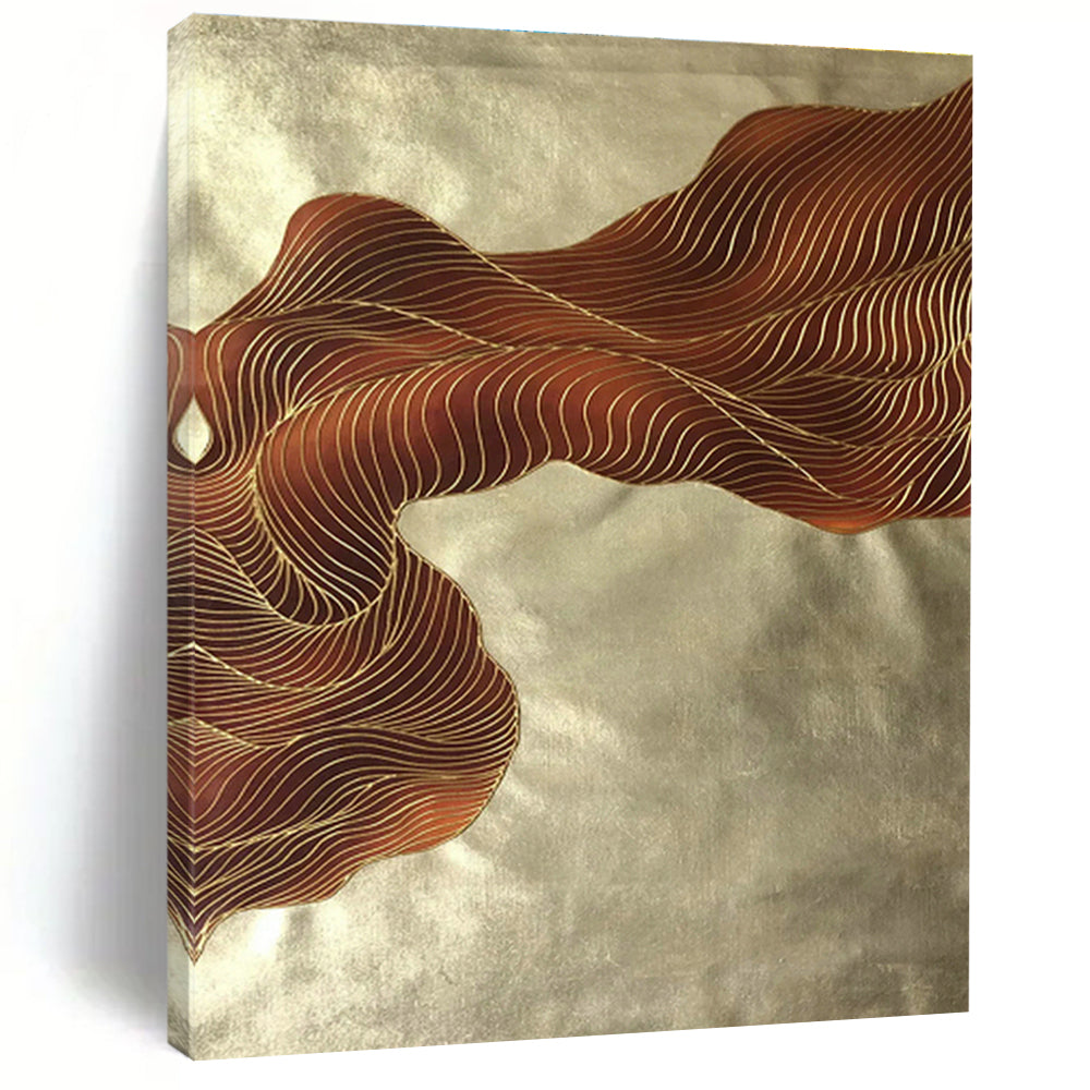 Custom Hand - Painted Abstract Paintings for Office and Cottage Entryway DLZ0537