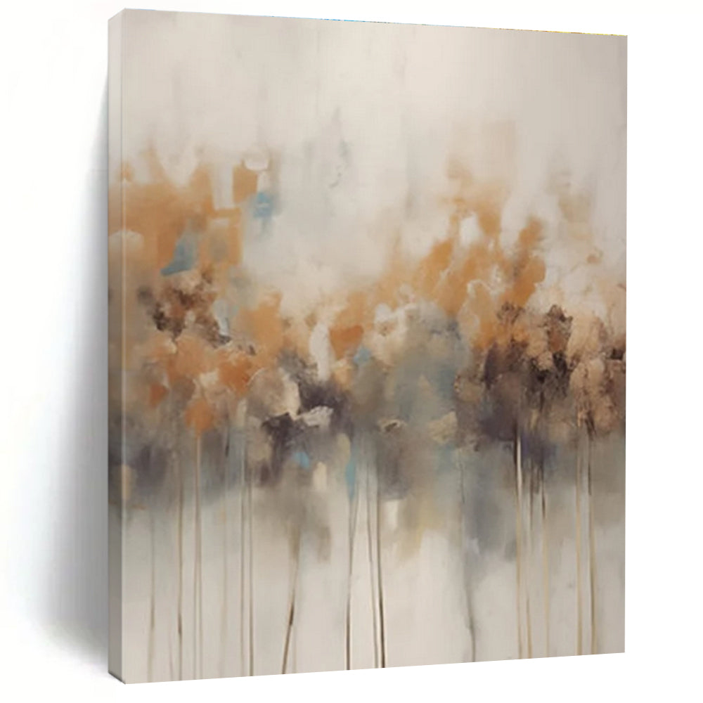 Soft Landscape Abstraction with Beige, Orange, and Blue ADGE117