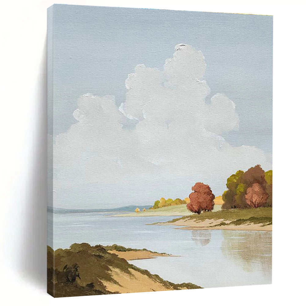 Monumental Custom - Enhanced Hand Painted Abstract Wall Decor for Cottage & Living Room DLZ2136