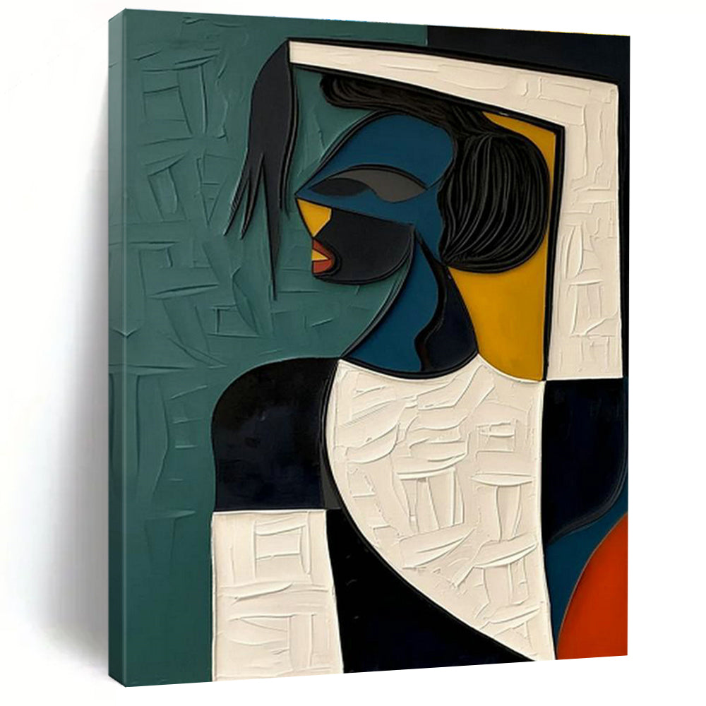 Large Custom - Sized Hand Painted Abstract Wall Art for Dining Room and Entryway DLZ2167