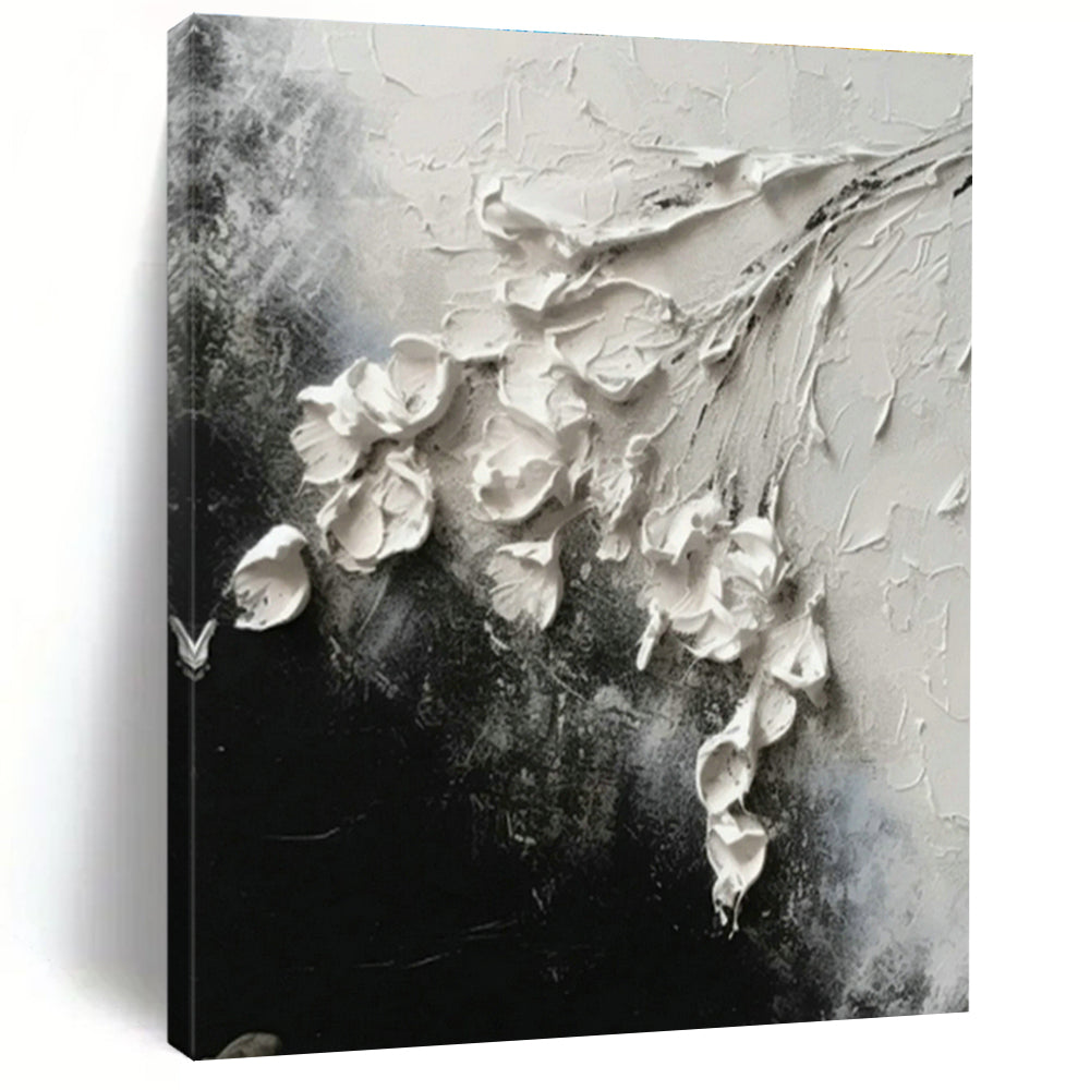 Large Hand - Painted Abstract Canvases for Hallway Staircase Risers & Office Server Room Cable Trays DLZ0906