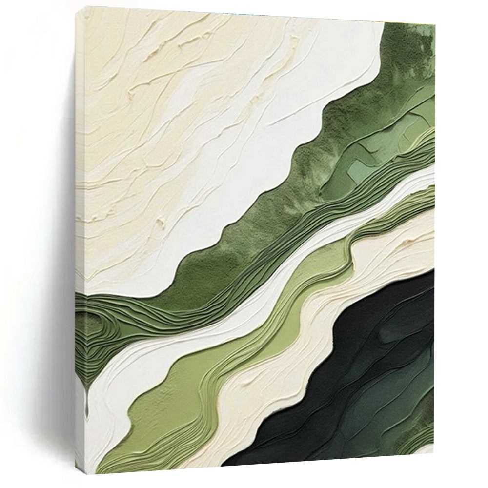 Enormous Custom-Fit Hand Painted Abstract Canvas for Living Room & Office DLZ2186