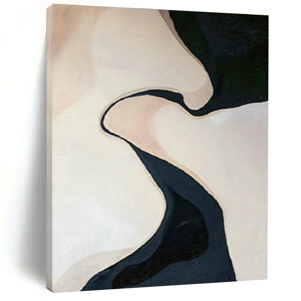 Handmade Abstract Wall Art for Cottage Bedroom and Dining Room DLZ1509