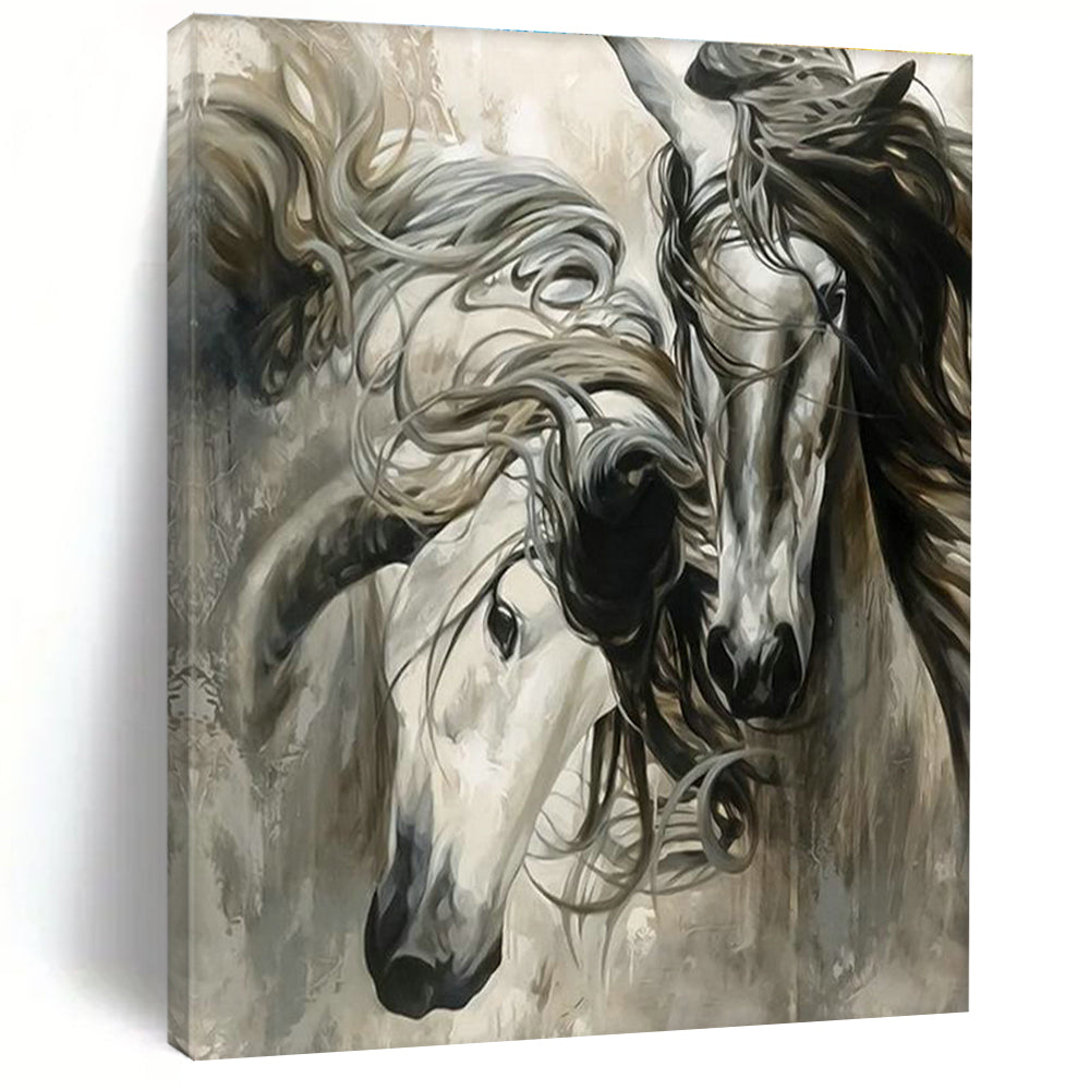 Oversized Abstract Painting for Living Room & Entryway DLZ2344