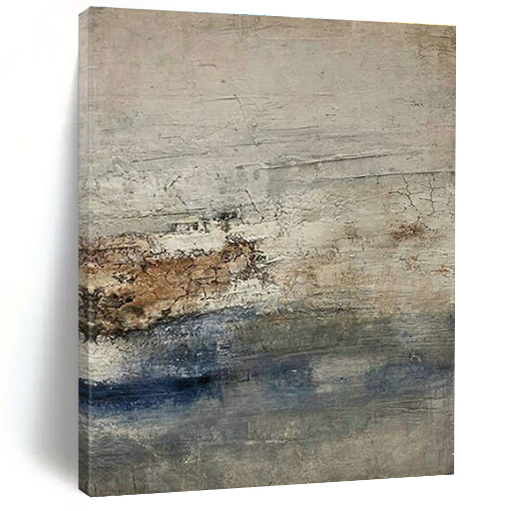 Extra-large Custom Hand-Painted Abstract Art for Dining Room Server Hutch Wall and Entryway Key Drop Zone DLZ1873