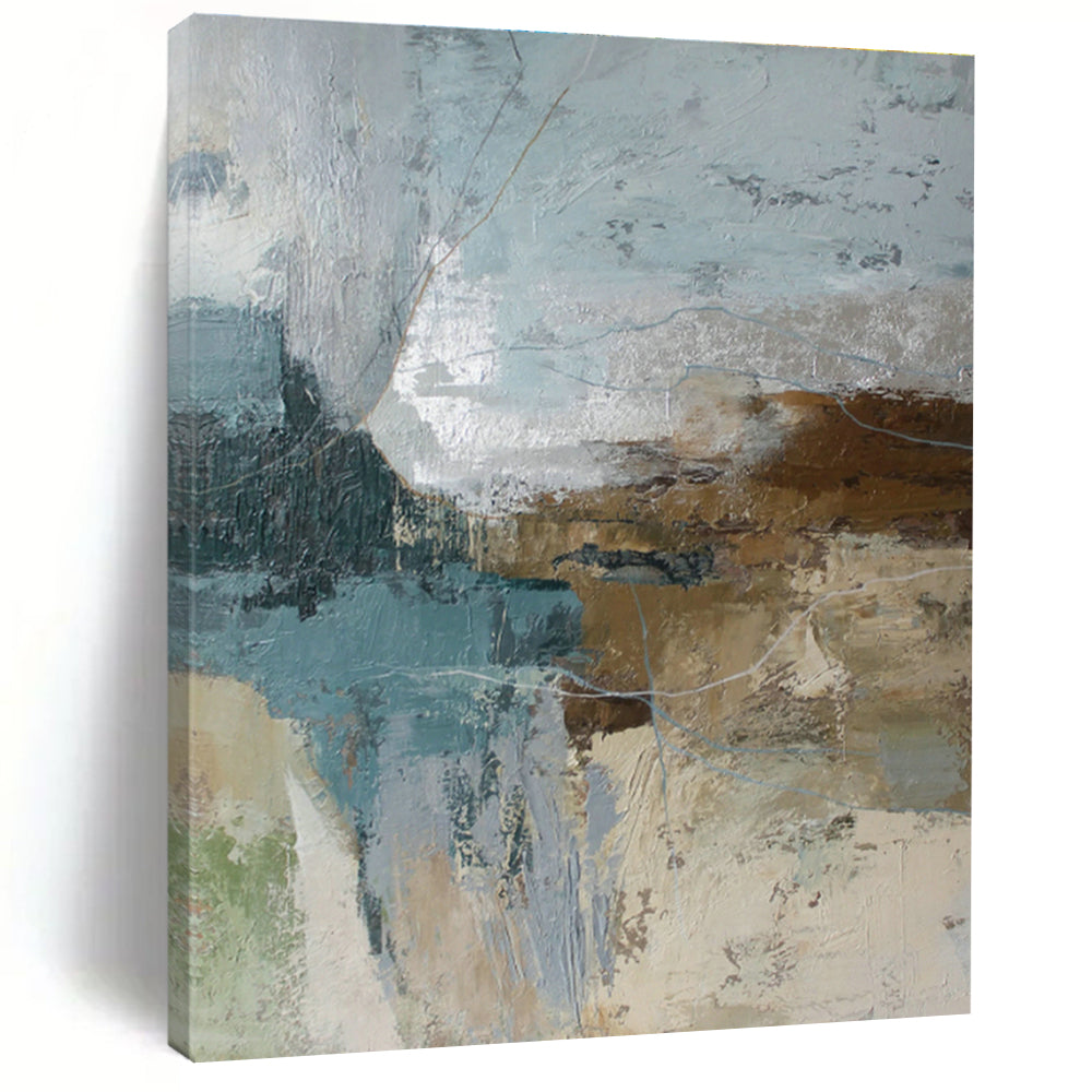 Enormous Bespoke Abstract Wall Art for Entryway & Dining Room DLZ1019