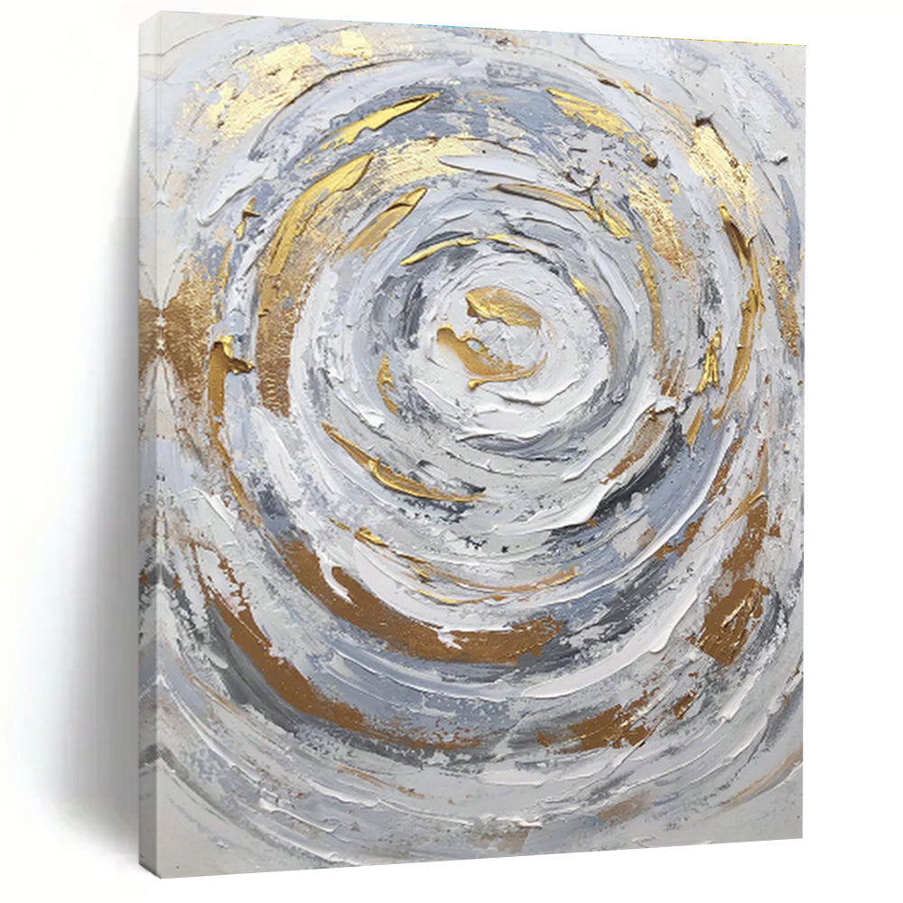 Extra-Large Handmade Abstract Canvas for Dining Room & Entryway DLZ1293