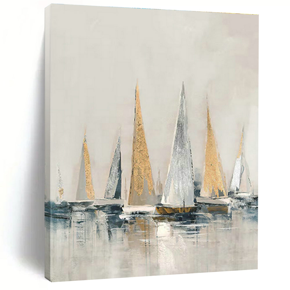 Artisan-Made Abstract Painting Series with Gradient Colors for Cottage Hallway & Office DLZ1423
