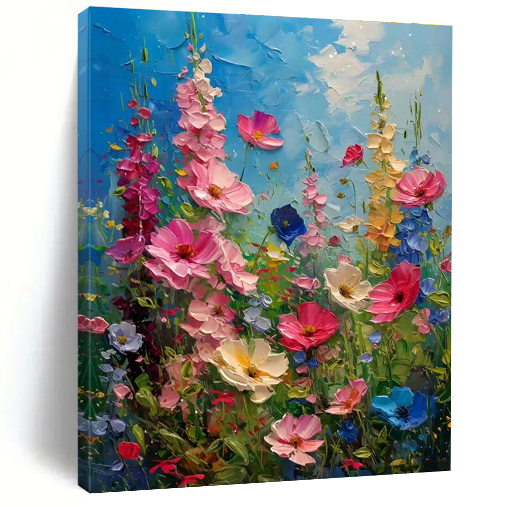 Hand-Painted Abstract Canvas for Bedroom & Entryway DLZ2294
