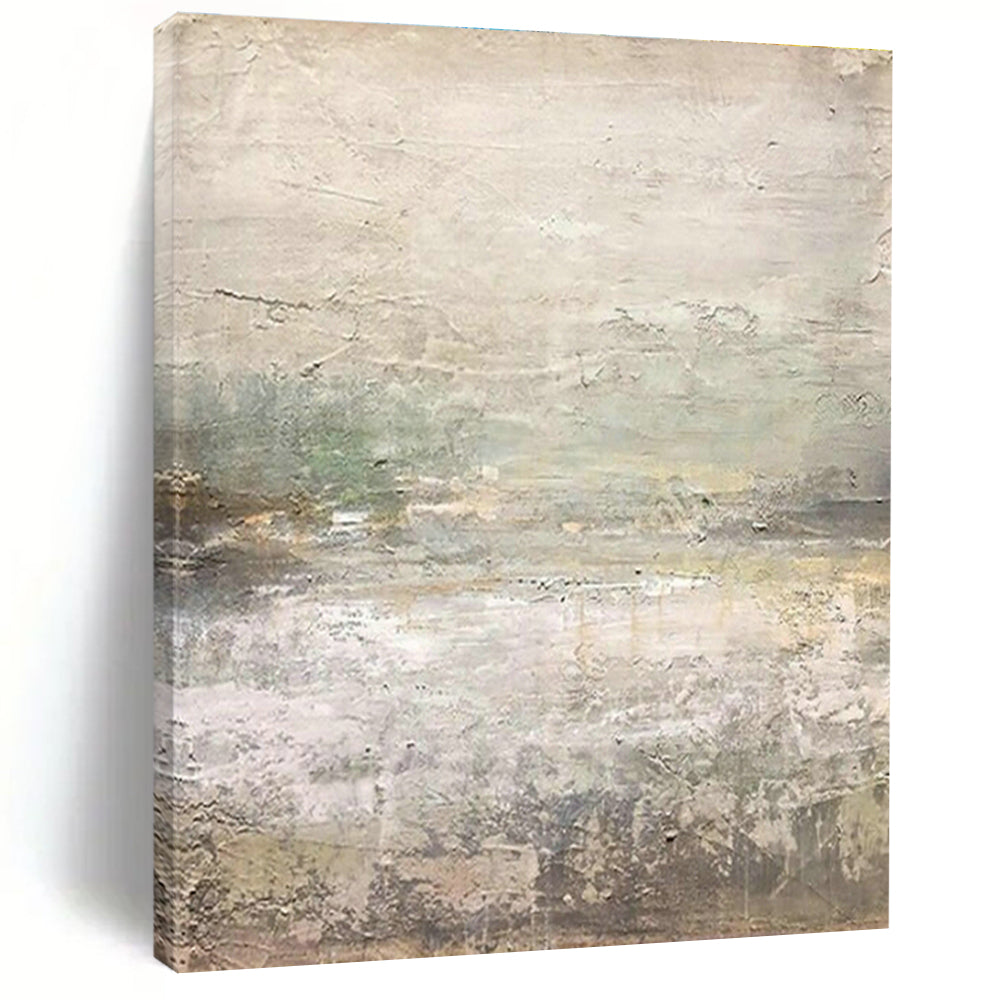 Extra-large Custom Hand-Painted Abstract Canvas for Dining Room Buffet Area and Cottage Office Nook DLZ1867