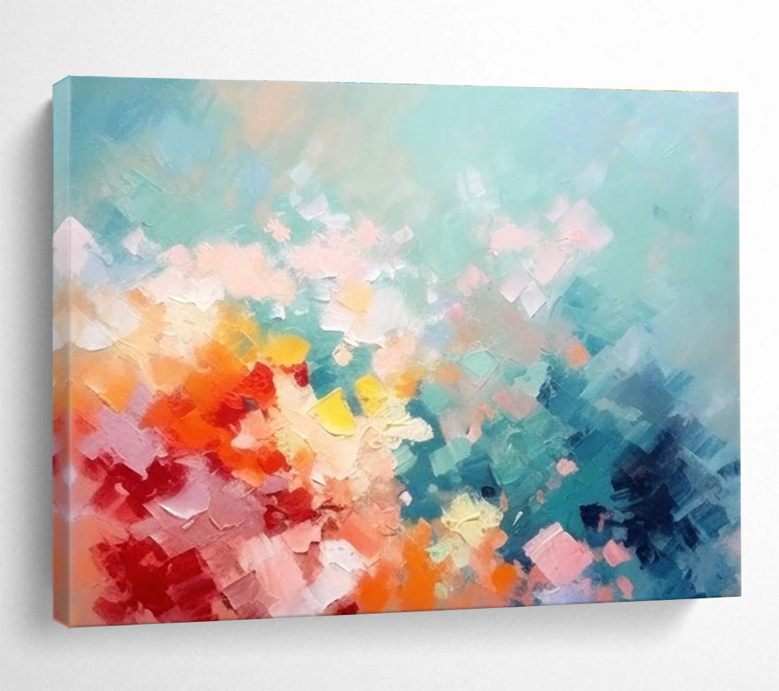 Pastel Colored Abstract Painting THY057
