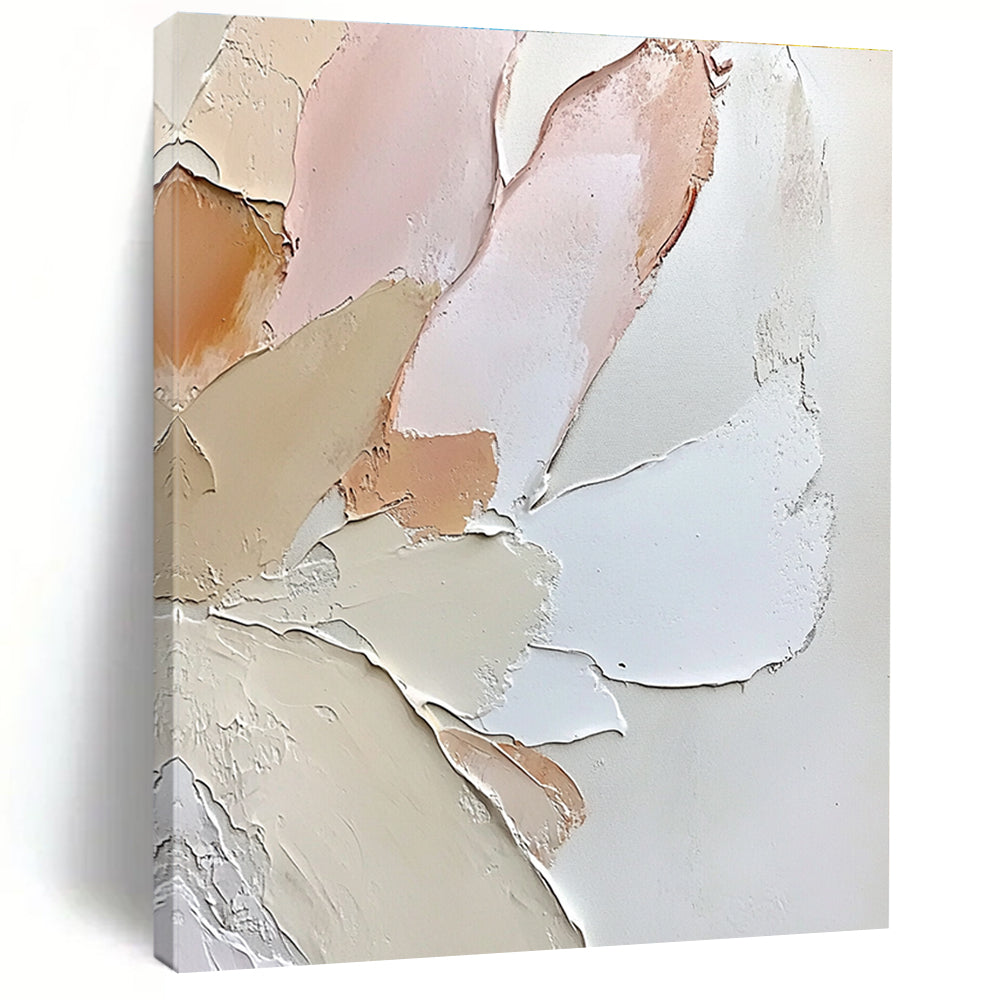 Pastel Textured Abstract Painting with Soft Layers GER404