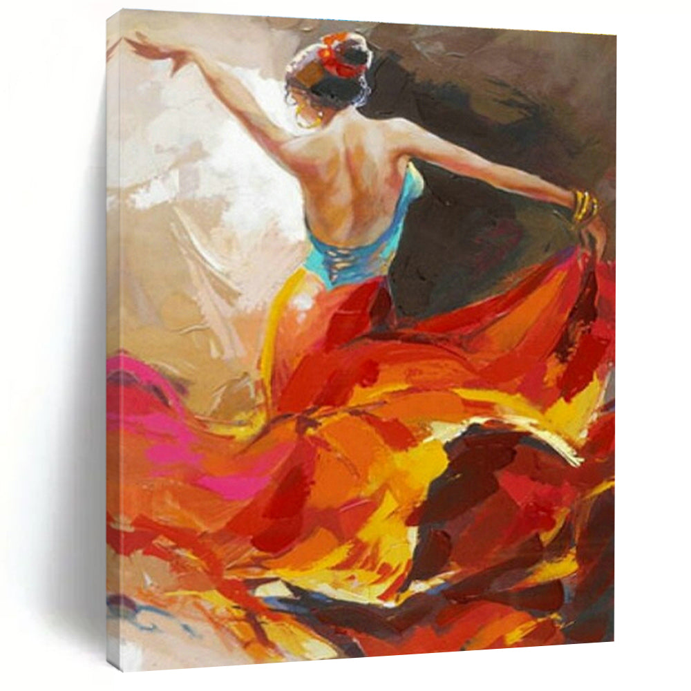Large Hand Painted Abstract Art for Bedroom & Hallway DLZ2016