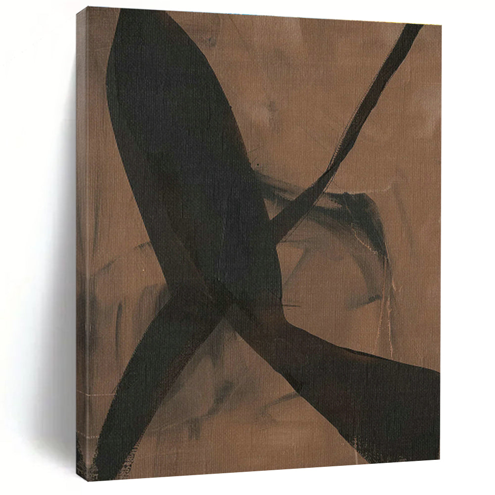 Oversized Handmade Abstract Painting for Bedroom & Dining Room DLZ1163