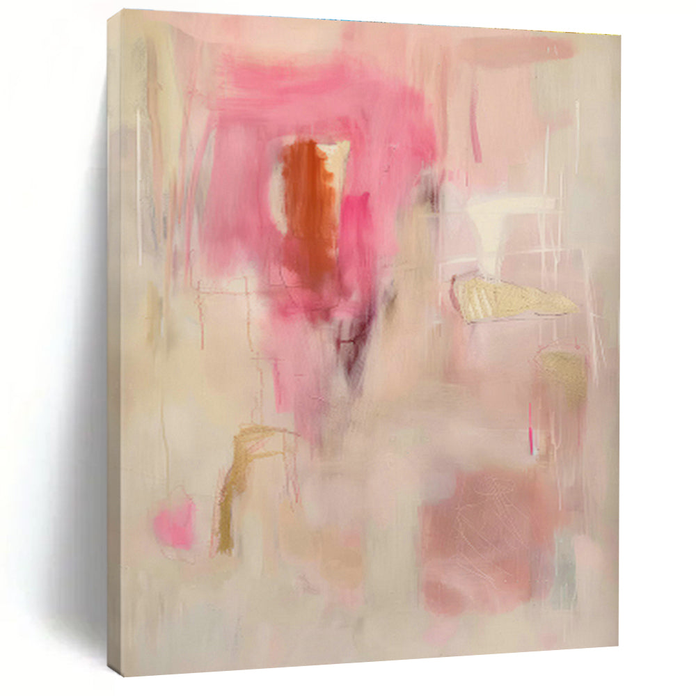 Oversized Hand - Painted Abstract Art for Office Cubicle Desktops & Entryway Mail Sorters DLZ0717
