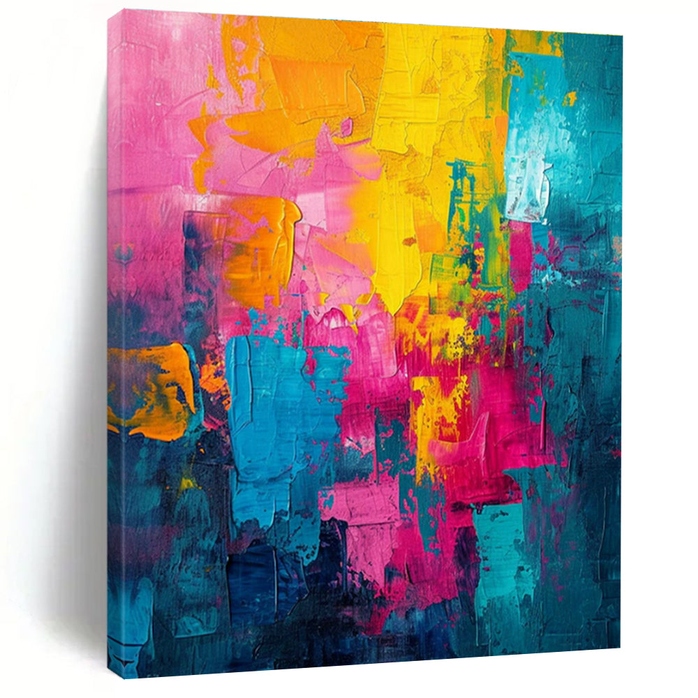 Extra-large Custom Handmade Abstract Wall Decor for Bedroom Walk-in Dressing Room Wall and Dining Room Sideboard Wall DLZ1911