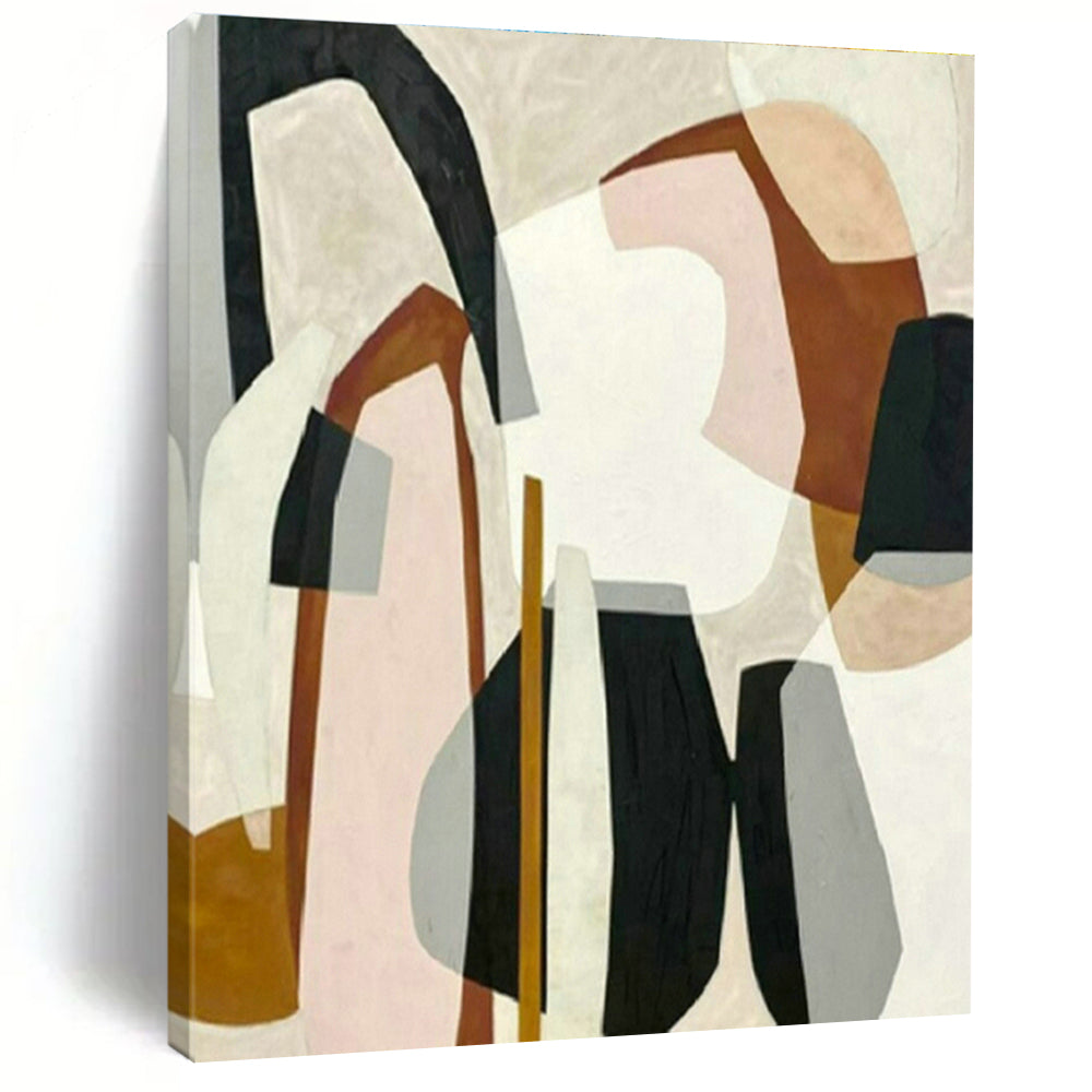Original Handmade Abstract Canvas for Entryway and Cottage Dining Room DLZ1515
