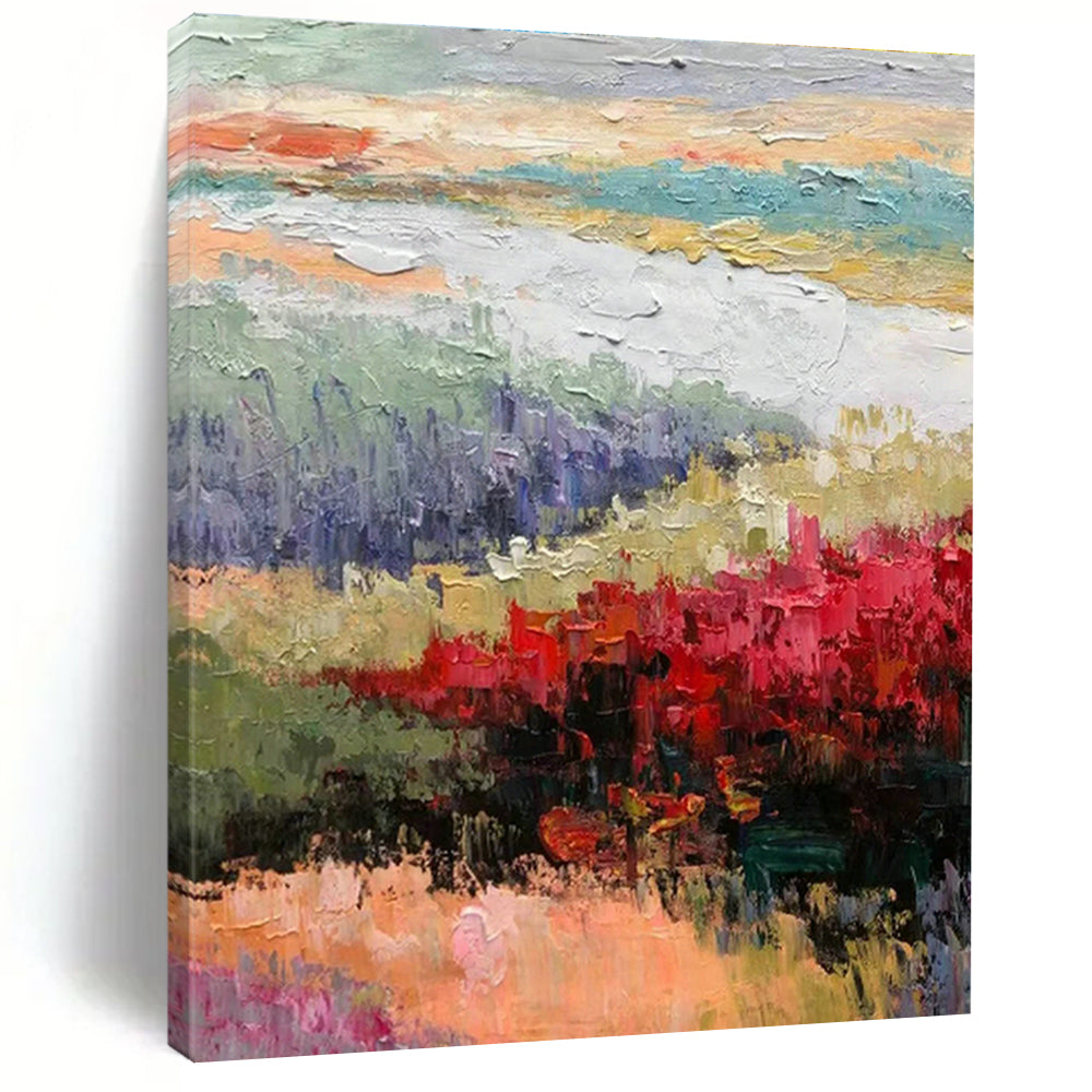 Handmade Oversized Abstract Painting for Office & Hallway DLZ1280