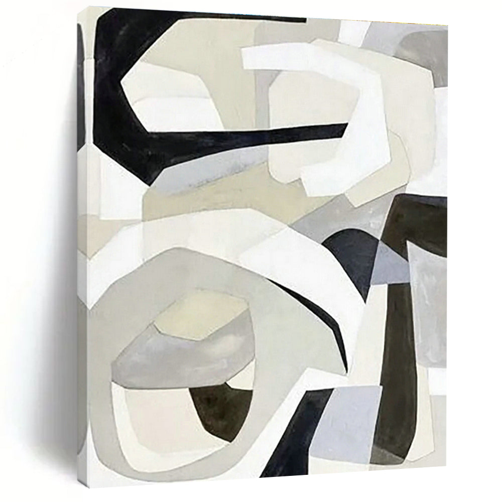 Immense Handmade Abstract Painting for Hallway & Cottage Entryway DLZ1148