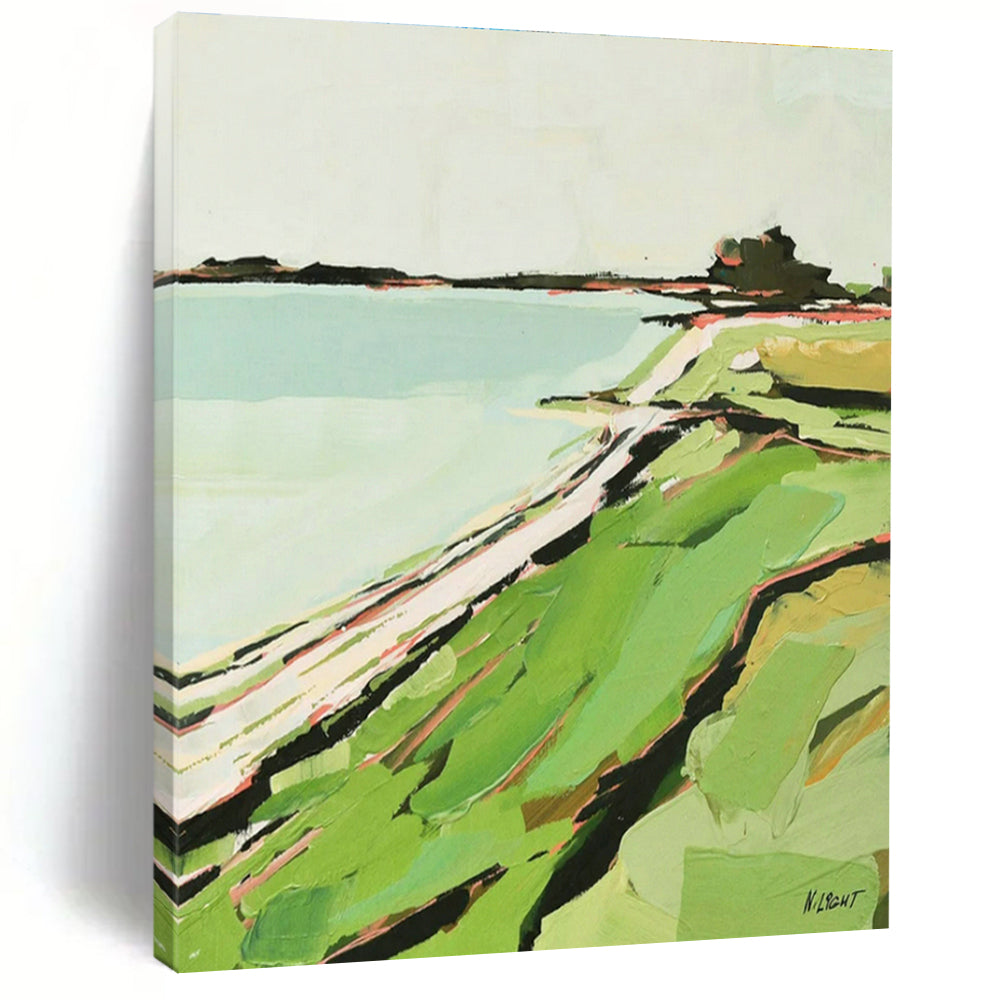 Hand-Crafted Abstract Wall Decor for Living Room and Cottage Office DLZ1576