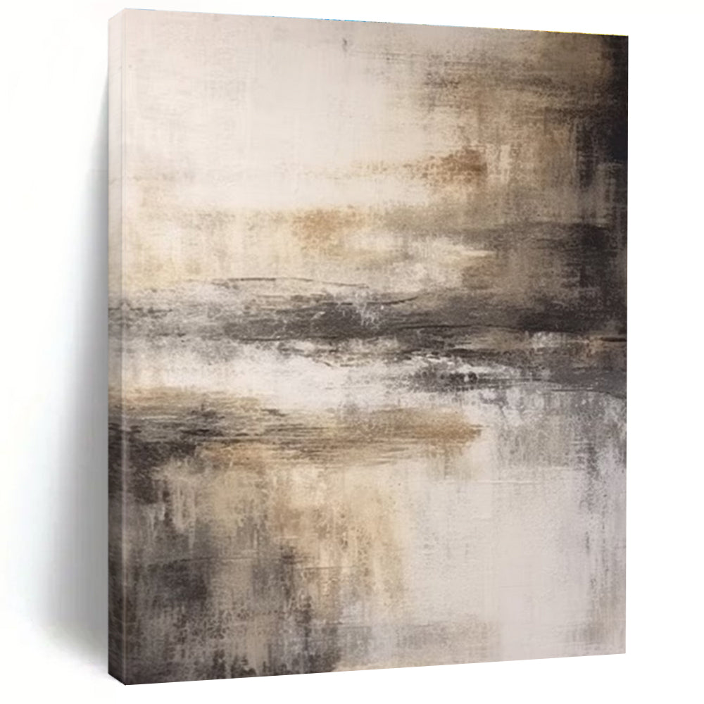 Earth - Toned Abstract Landscape - inspired Painting ADGE362
