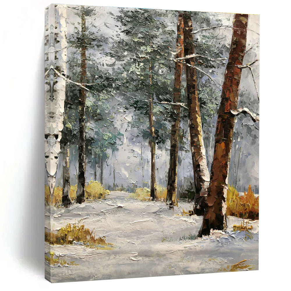 Large Hand-Painted Abstract Art for Dining Room & Entryway DLZ1281