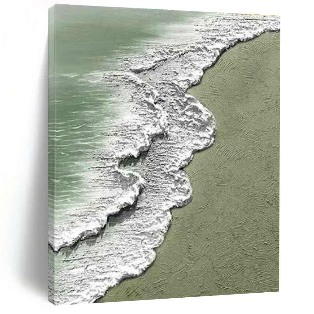 Handmade Abstract Wall Art for Cottage Living Room and Dining Room DLZ1484