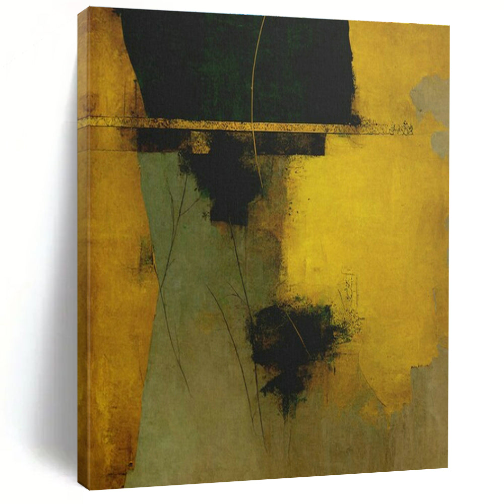 Custom Hand-Painted Abstract Painting for Bedroom and Cottage Living Room DLZ1634