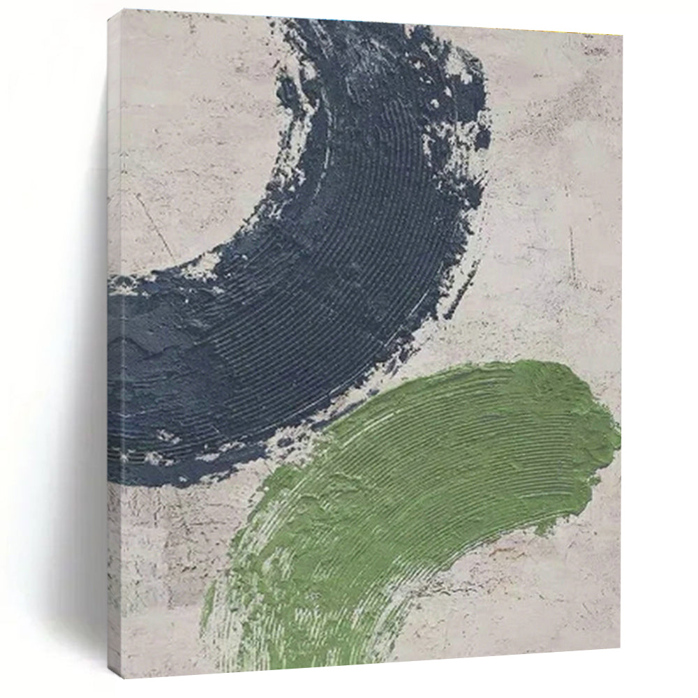 Colossal Custom Hand - Painted Abstract Canvas for Hallway & Living Room DLZ1079