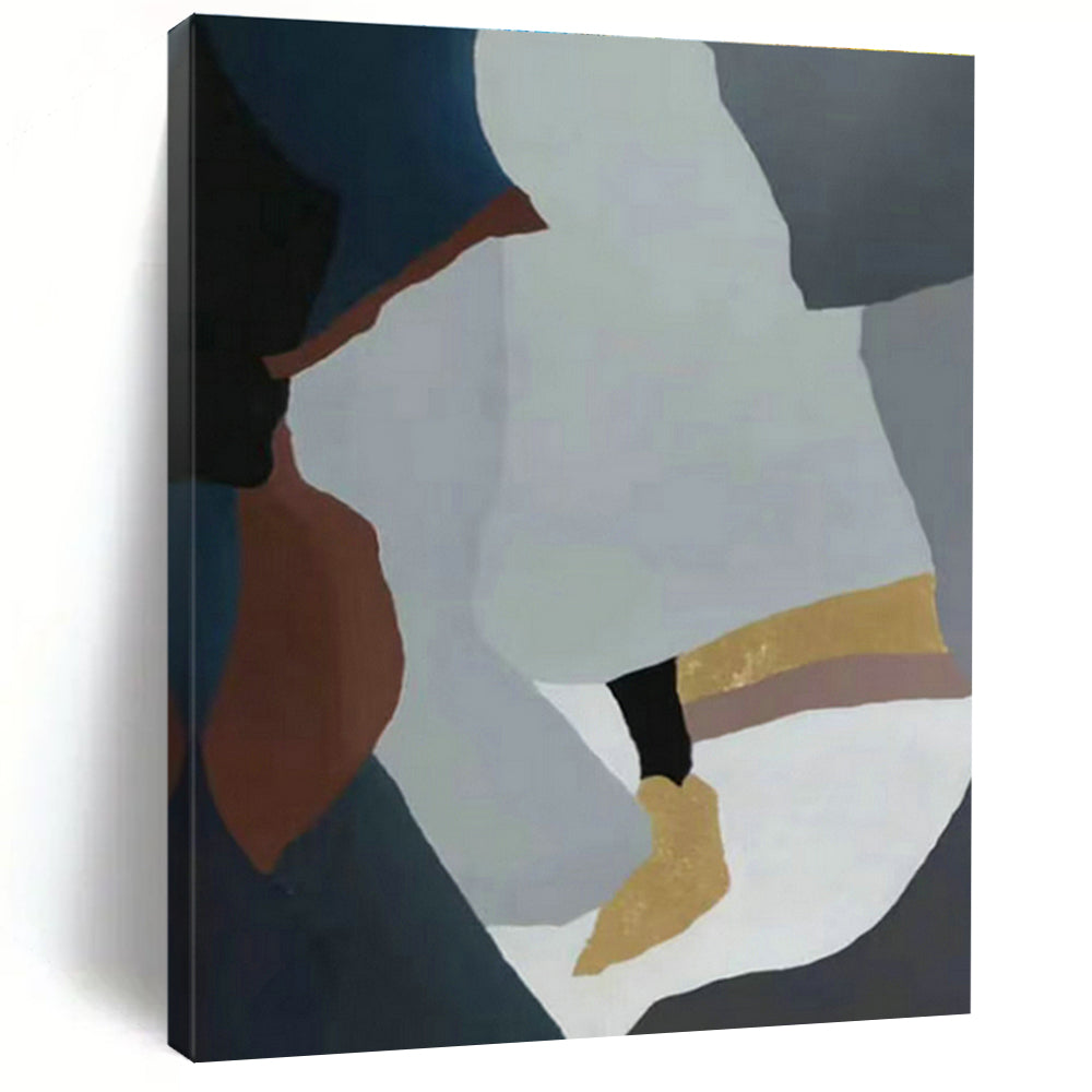 Oversized Custom Abstract Paintings for Hallway & Cottage Living Room DLZ0565
