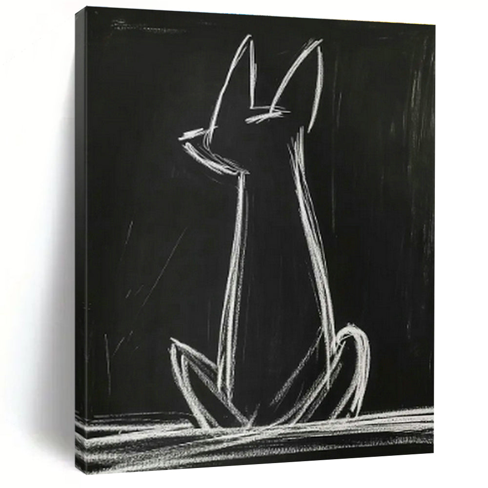 Extra - Large Custom Hand - Painted Abstracts for Cottage Office & Living Room Bookshelves DLZ0682