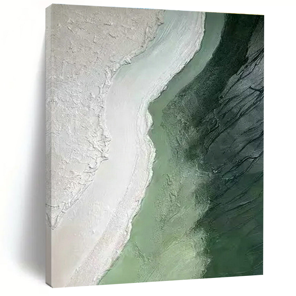 Extra-large Custom Handmade Abstract Painting for Hallway Stairwell and Entryway Foyer DLZ1835